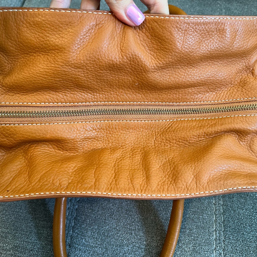 Authentic Celine Brown Leather Bag - Picture 5 of 9